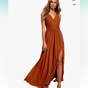 Women’s V Neck Bridesmaid Dress